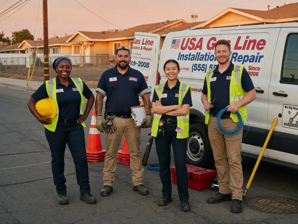 Gas Line Installation company in Temperanceville, VA